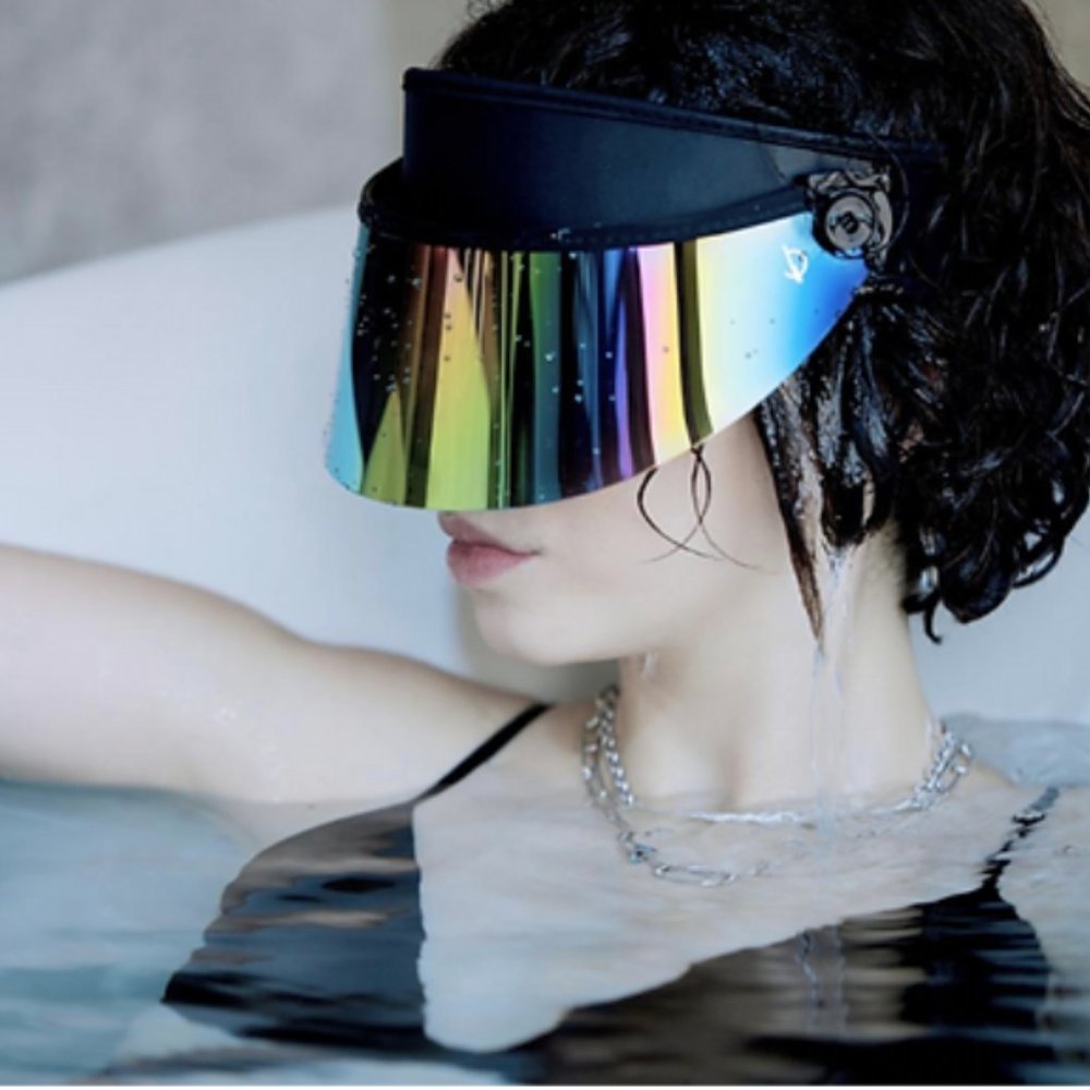 Blocks 99% UVA/UVB rays | Bluestone Sun Shields - Shorty Lux Rainbow